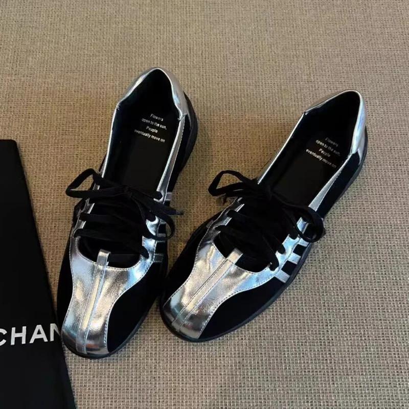 

Flats Women Sport Shoes Summer Fashion Loafers Sandals 2025 Trend New Lace Up Running Hiking Casual Zapatillas De Mujer 35