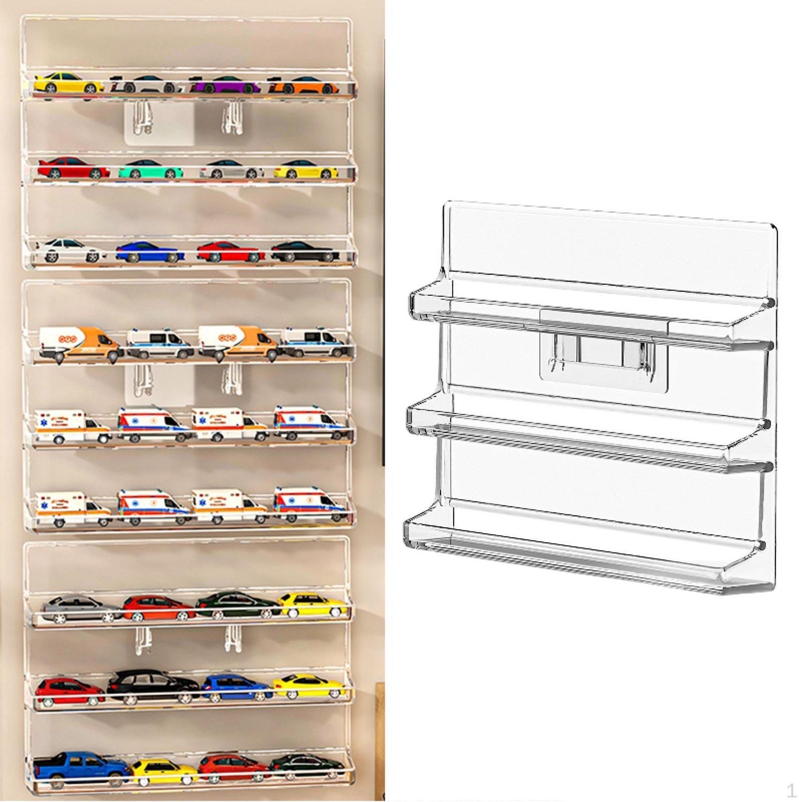 

1/64 Toy Car Display Rack Model Storage Decorative Organizing Durability Multifunctional