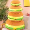 Soft Plush Burger Pillow Pizza Plush Toy Fries Stuffed Doll Perfect Birthday Gift For Kids