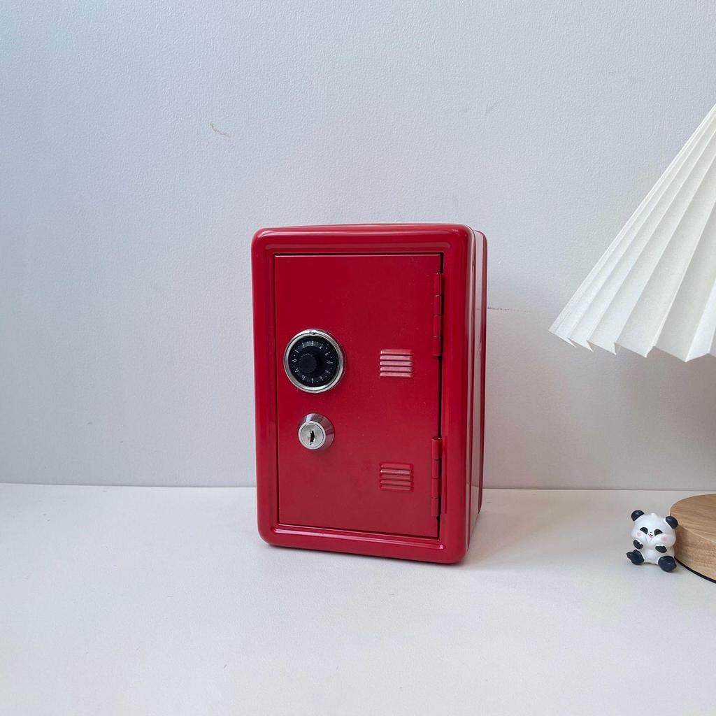 Creative Children's Coin-Operated Mini Safe Piggy Bank Cash Savings Box