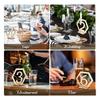 M-Modern-1-40 Wedding Wooden Table Number Sign Wooden Bar Cafe Number Table Sign Seat Number Plate Wedding Party Decoration Easy