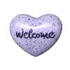 Welcome Garden Resin Ornament With Heart And Maple Leaf For Celebration Gift