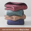 Bamboo Charcoal Oil-Repellent Dish Towel: Thick, Water-Absorbent, Lint-Free Cleaning Cloth