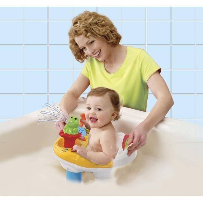 Vtech baby - jouet de bain - super siège de bain interactif 2 en 1