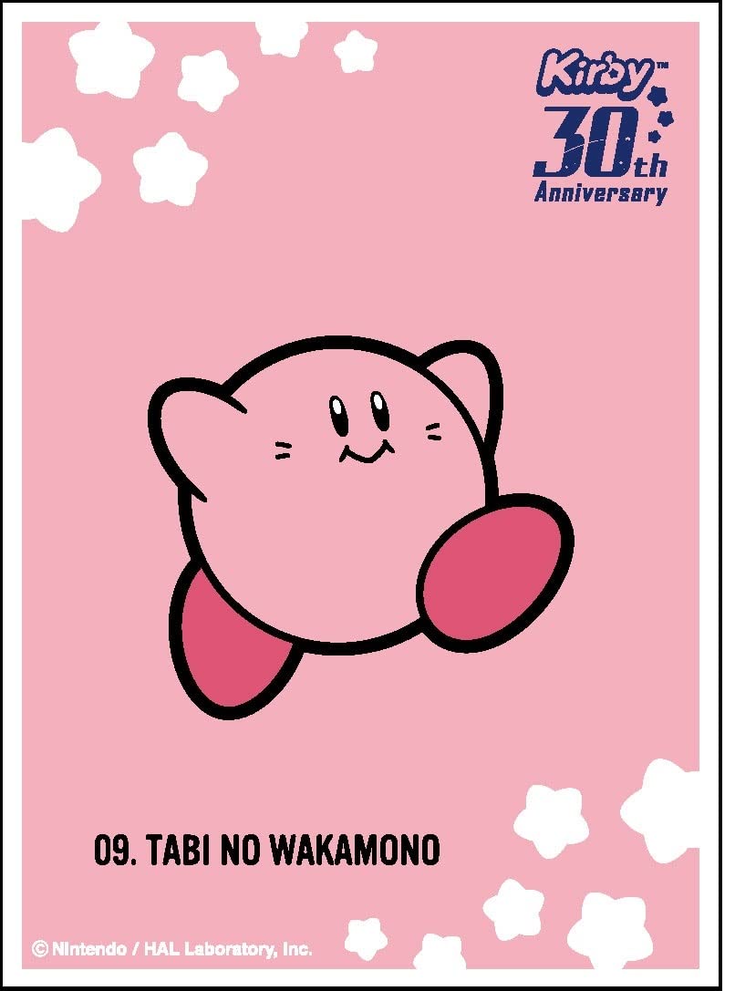 

Kirby of the Stars 30th Character Sleeves Traveling Young People Pack (EN-1091) белый