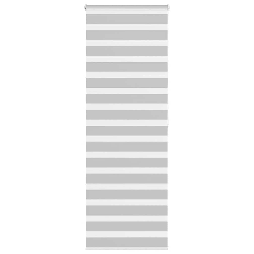 Zebra Roller Blind, Light Grey, Fabric Width 70.9 Cm, Polyester