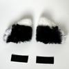 2Pcs Car Motorcycle Helmet Decoration Electric Bike Soft Little Plush Cat's Ears For Motocross Full Face Off Road Helmet Sticker