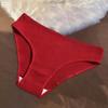 Intimo in Cotone da Donna a Vita Bassa Bikini Cheeky Costolato Traspirante Hipster ad Taglio Alto Sexy