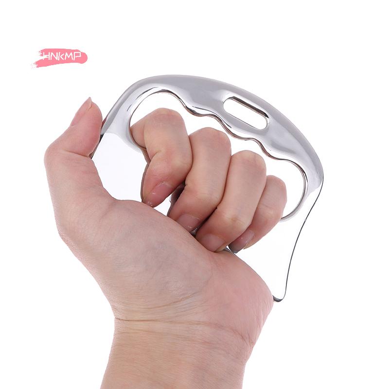 Professionelles Gua Sha Massage Werkzeug aus Edelstahl zur Mobilisierung von Weichgewebe - Schabemassagetechnik