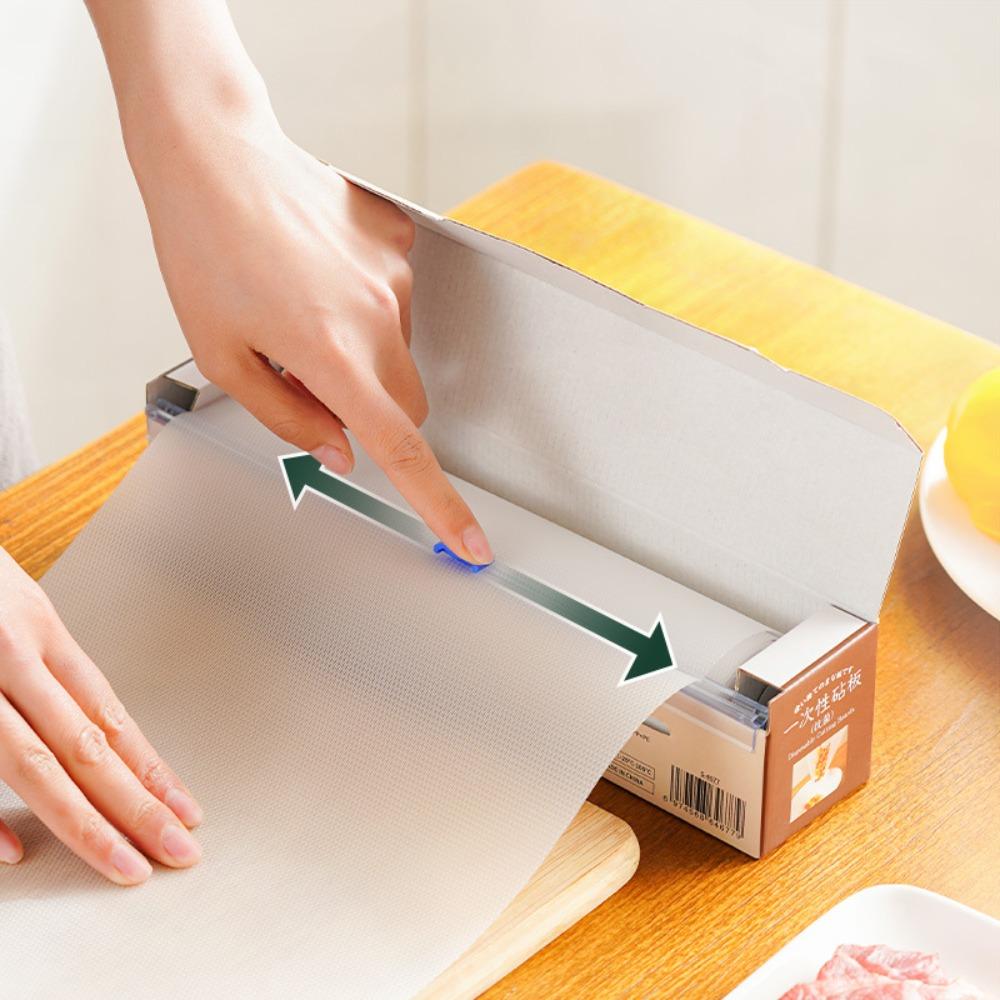 1 Roll Non-Slip Disposable Cutting Board Mat Antibacterial Chopping Sheets  Barbecue