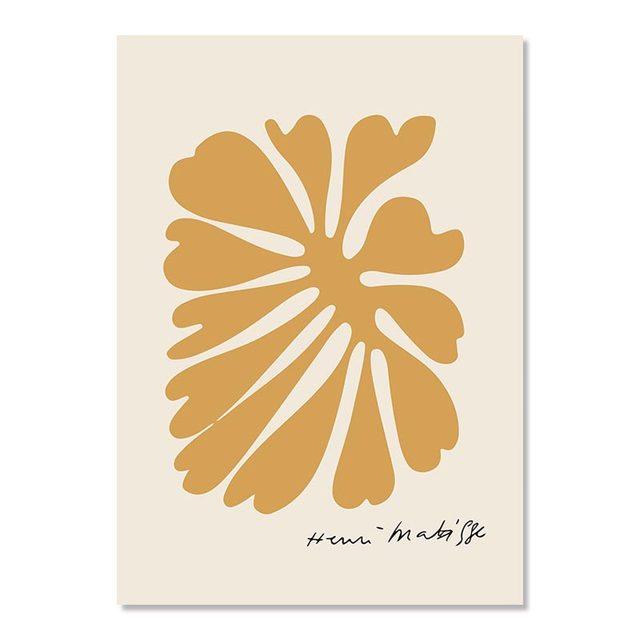 Henri Matisse Abstract Coral Flower Les Muses Nordic Posters and Prints Art Canvas Painting Wall Pictures for Living Room Decor