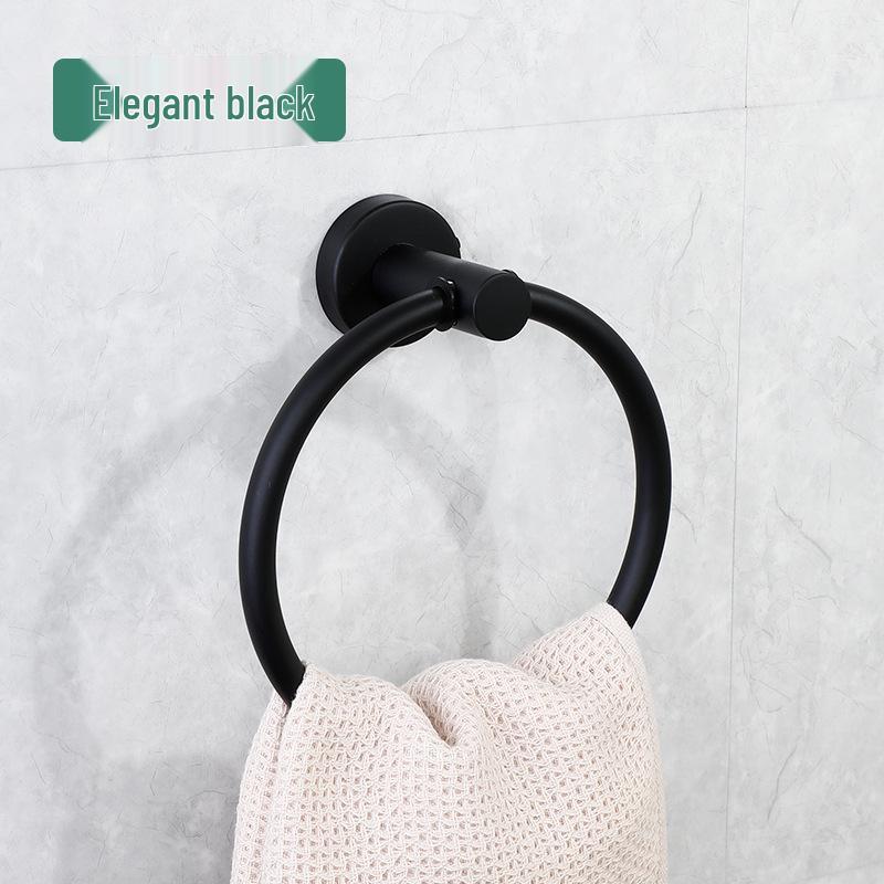 Exklusiver runder Handtuchringhalter aus 304 Edelstahl - Badezimmer Handtuchständer