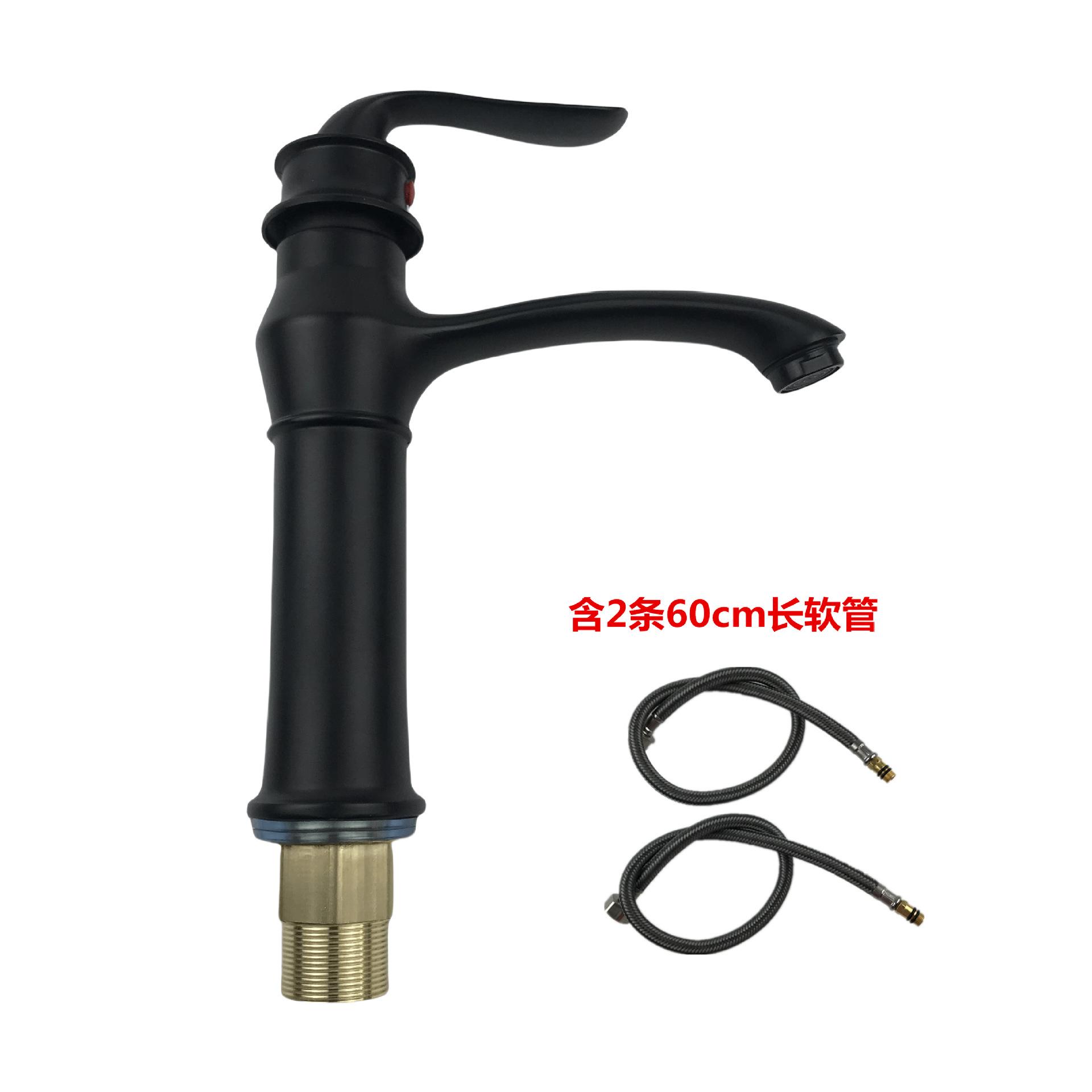 

Розкішний змішувач для раковини Сучасний змішувач для умивальника Золотий Змішувач гарячої та холодної води Змішувач для раковини Змішувач з однією ручкою Кухонні аксесуари чорний