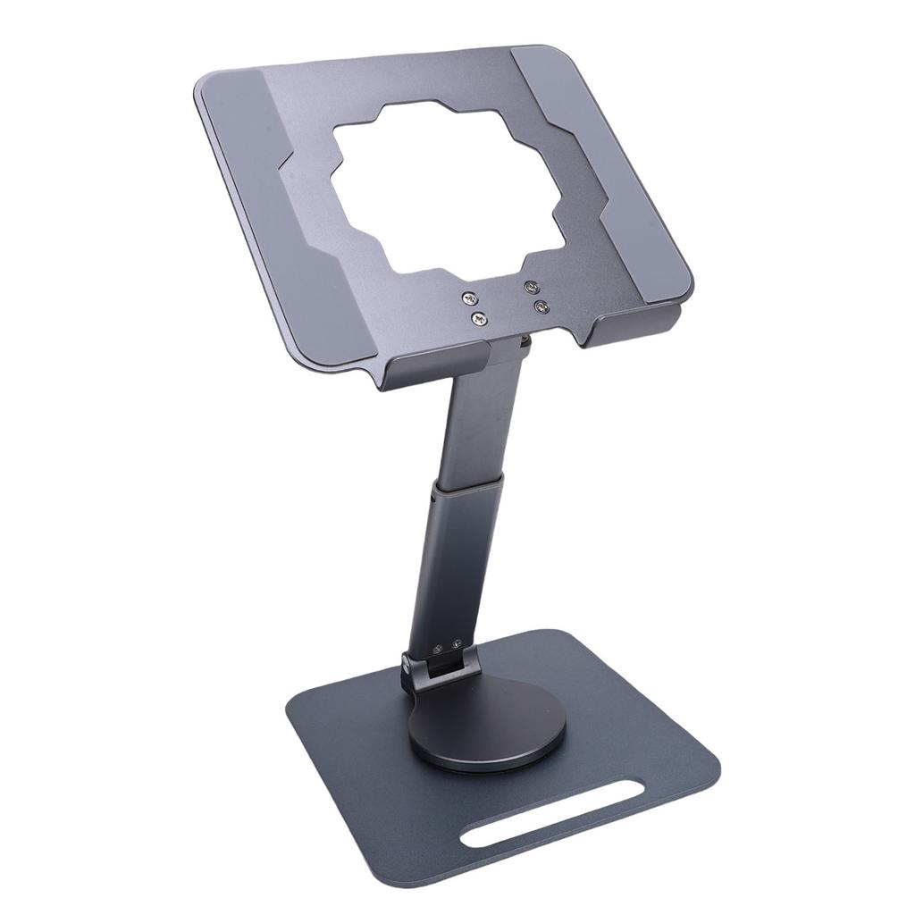 Aluminum Alloy Tablet Stand Rotating Foldable Adjustable Desktop Phone Tablet Holder Hollow Out Heat Dissipation for