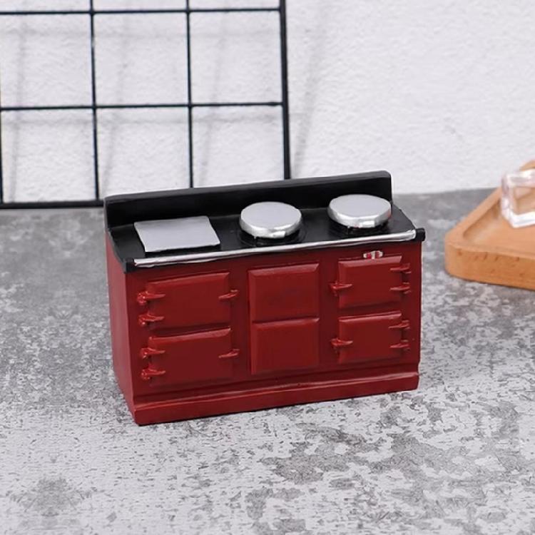 Puppenhäuser Einrichtung Kochfeld Modell Lebensszene Set für Wohnzimmer Küchen Dekoration Schränke Bastel Miniatur Dekorationen