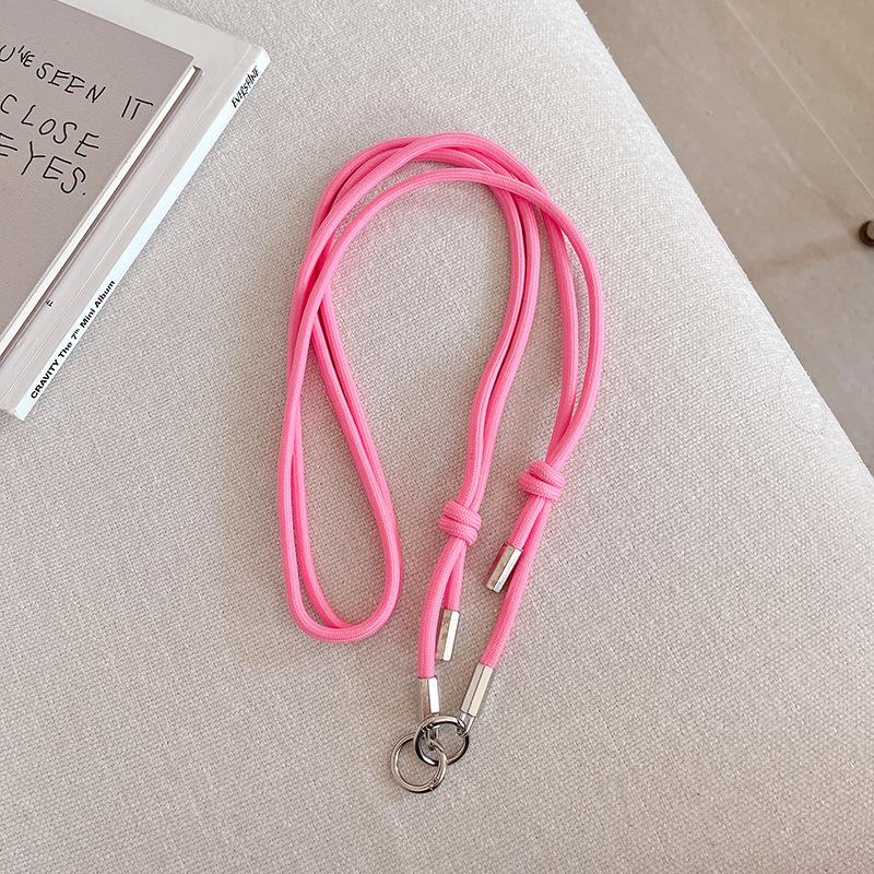 Adjustable Crossbody Women's Universal Phone Case with Keychain - Drop-Proof, Sturdy, and Durable Lanyard Style