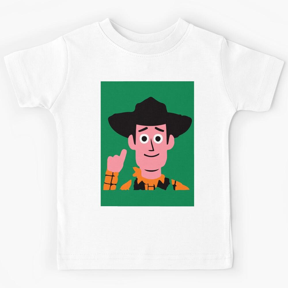 Classic Western Hero Illustration Kids T-Shirt 140