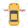For Ford Transit     2024 Front Bumper Foglamp Daytime Light Cover Hood Bezel Frame KK3Z17B814AG KK3Z17B814AF