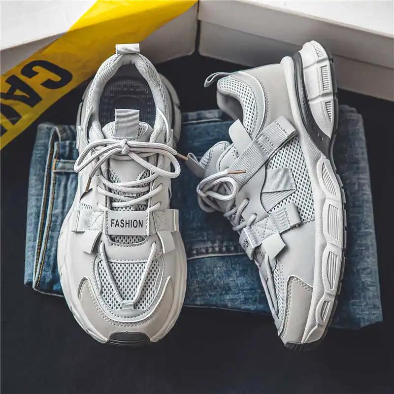 Fashion Camp Plateau Retro Sneaker Herren Flats Straßenschuhe Herren Sommer Schuhe Sport Hypebeast Übersee Geschenke Tenni Snackers