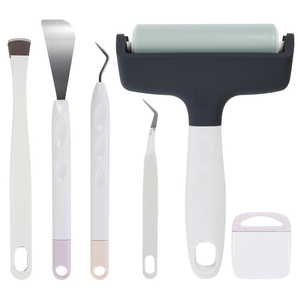 6 Pcs Vinyl Weeding Tools Anti Slip Craft Vinyl Weeding Tools Ergonomic Craft Vinyl Tools Kit Scrapbooking Tool for Home Sewing