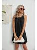 European and American Women's Sleeveless Halter Neck Beach Dress Cover-up