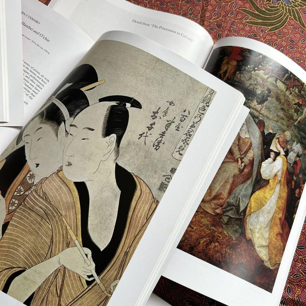 [USED] 5 books on art works | Phaidon Colour Library/Famous paintings English