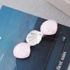New style cream shell starfish knot hair clip female forest sweet and simple girl heart cute duckbill clip