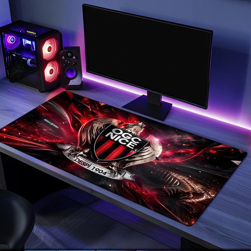 Ogc Nice Crest Mouse Pad, Rubber Base, Mouse Pad for Gamers and Office Use, Gaming Desk , Easy To Clean Mat Christmas fan gifts