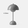 Modern Mushroom Flower Bud Rechargeable LED Table Lamps Desk Night for Bedroom Dining Touch Night Light Simple Hoom Decoration