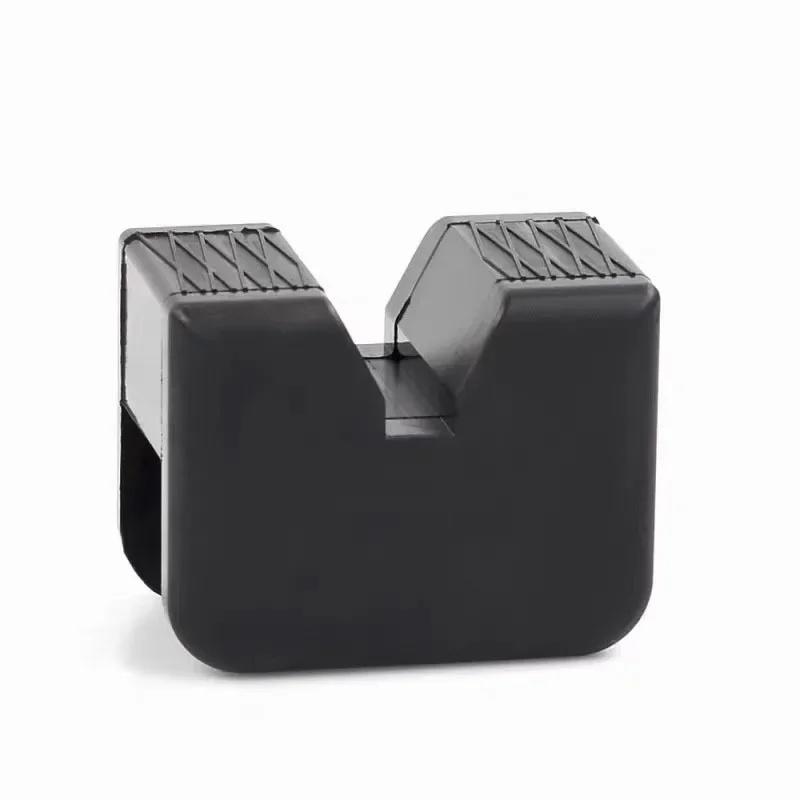 1/2PCS Rubber Jack Stand Pads Universal Slotted Guide Rail Support Shock Pad for Car Lifting Repair Maintenance Accessories