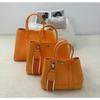 New garden bag leather tote bag cowhide handbag large capacity fashion women's bag trendy garden bag leather