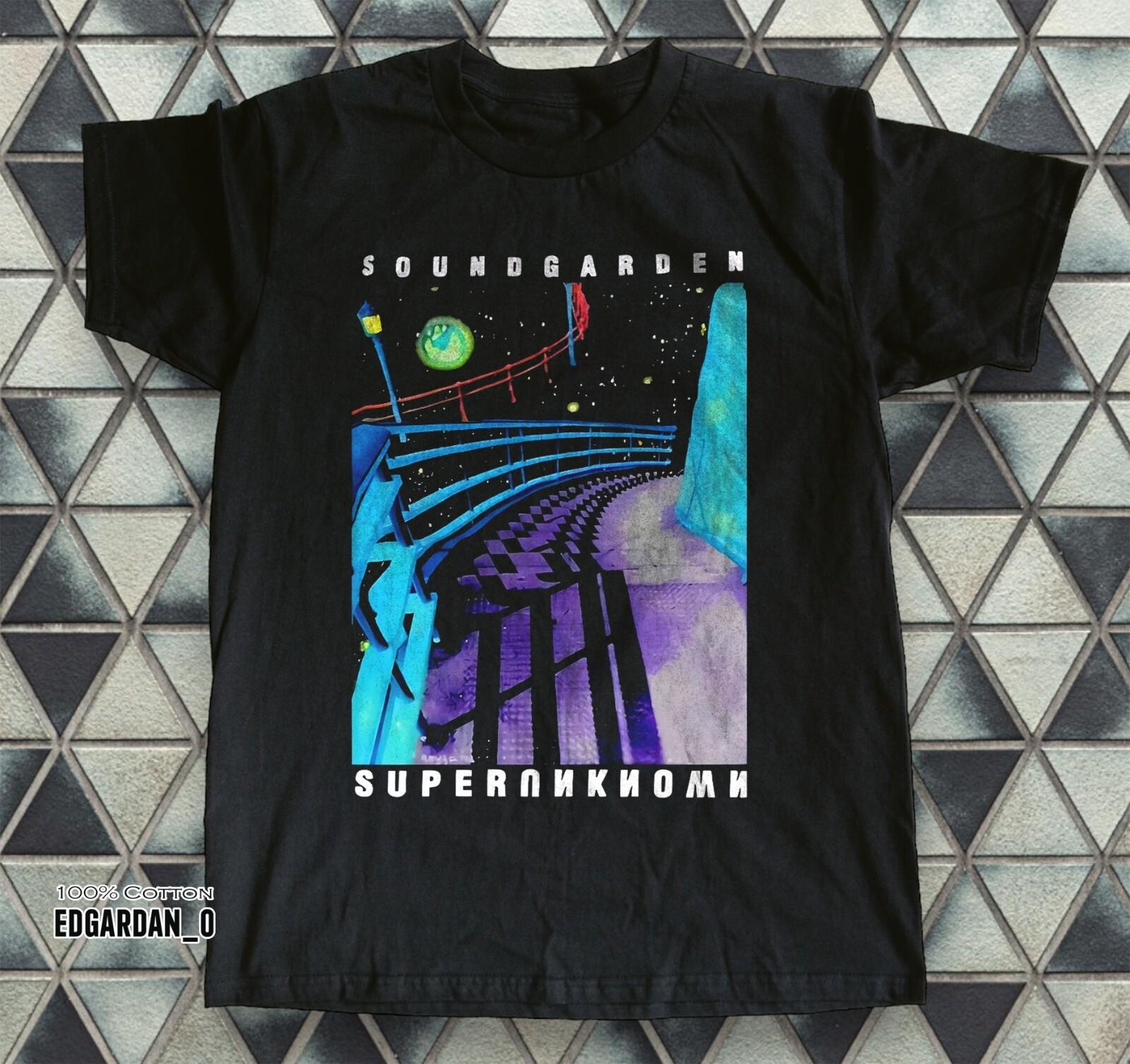 Soundgarden - Superunknown 1994 Chris Cornell Black T-shirt Size S-5XL S