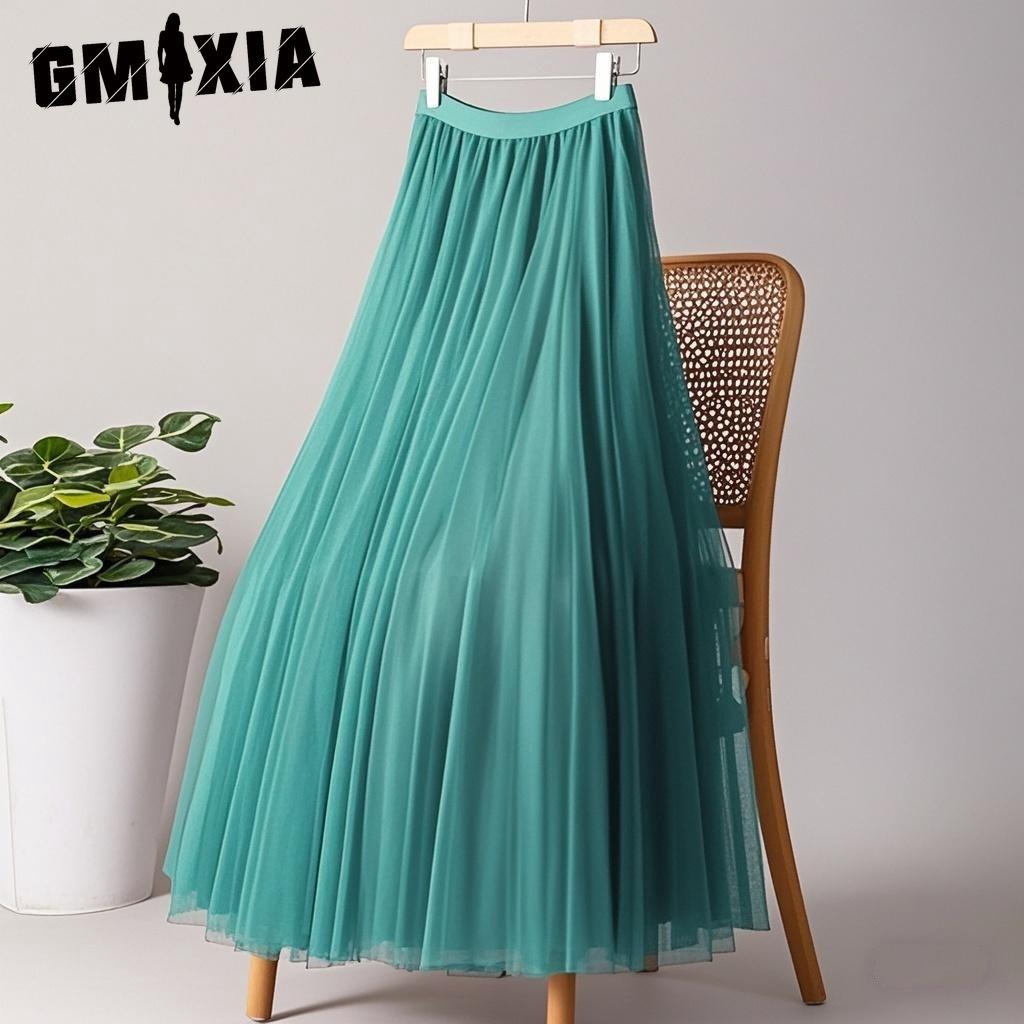 GMXIA 28 Colors Women's Fashion Casual Summer Spring Skirt