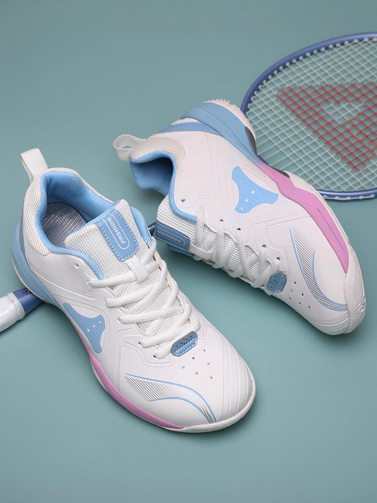 Badminton shoes women's wear-resistant and non-slip couple sports shoes breathable mesh youth student competition training shoes adult