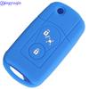 jingyuqin 2B Remote Car Key Silicone Cover Case For Ssangyong Actyon SUV Kyron Holder Stylingb Filding Key