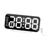 Digital Alarm Clock Bedside Clock 3 Levels Brightness for Dormitory Modern
