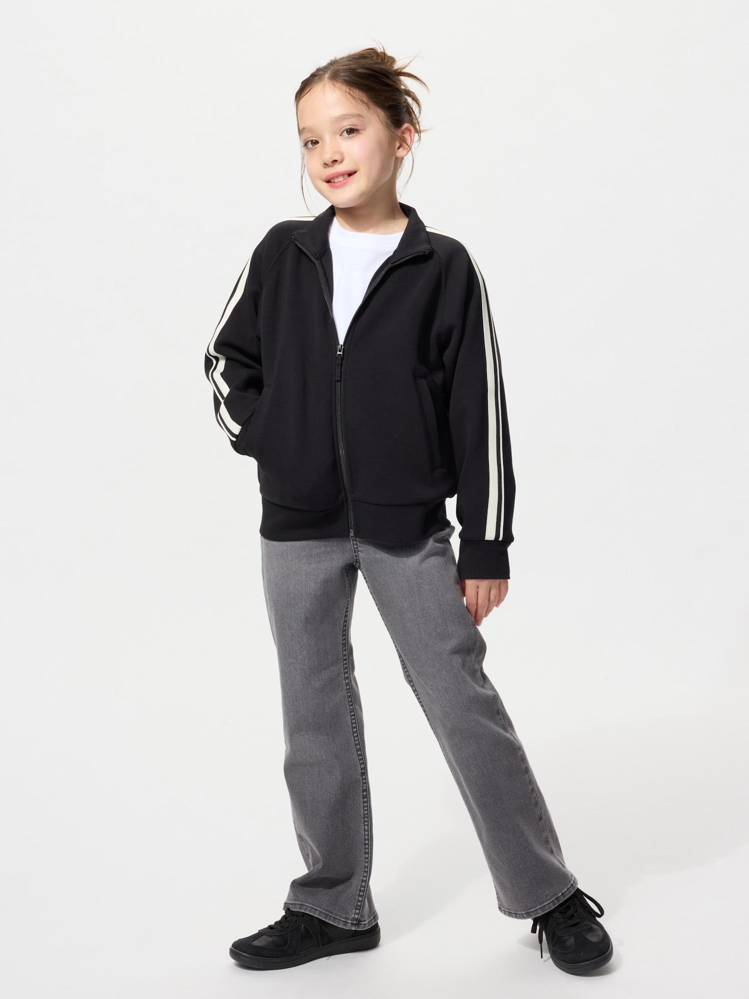 

Uniqlo Девочки Джинсы Клеш Обычный Стрейч 05 GRAY/KIDS 120