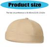 Lightweight Quick Dry Polyester Beanies With Adjustable Strap Casual Brimless Hat For Running Gym Daily Use