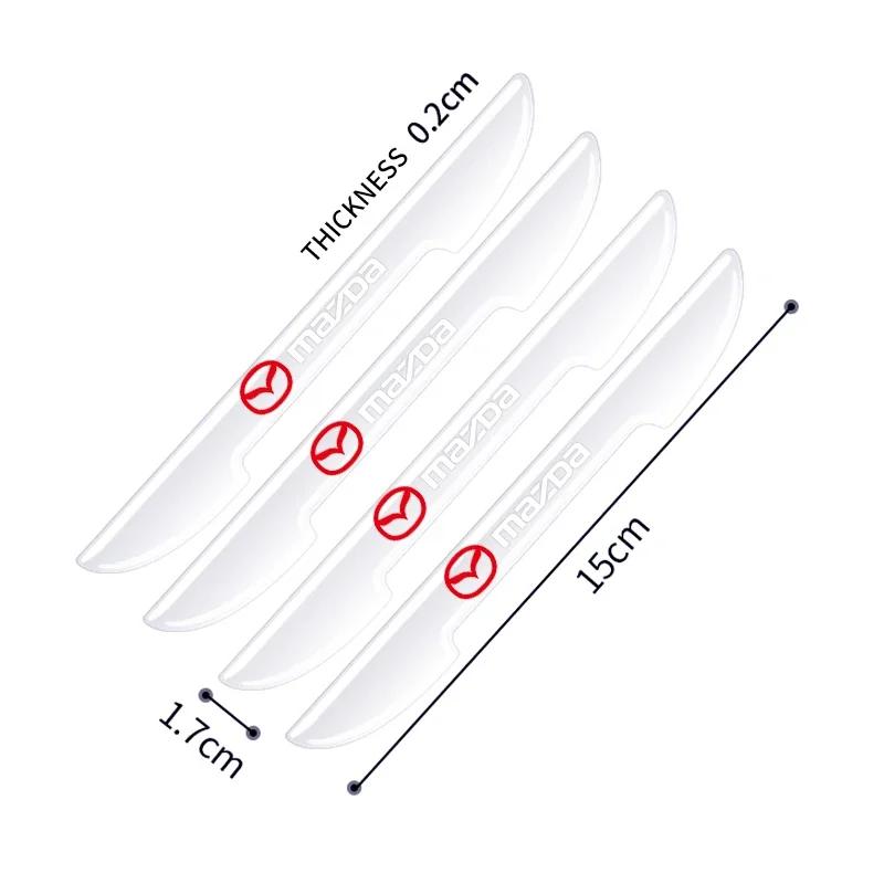 Strisce decorative anti-collisione per portiere auto, adesivi protettivi paraurti per bordi per Mazda 2 3 6 8 CX5 CX-5 CX-7 CX-9 MX-5 ATENZA Axela