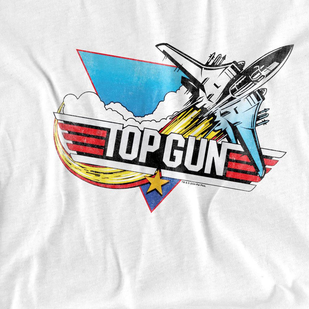 Top Gun Unisex Adult Jet Swoop Logo T-Shirt