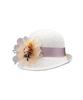 Kaliseumontapone Basil Iii Retro Raffia Flower Cloche Hat