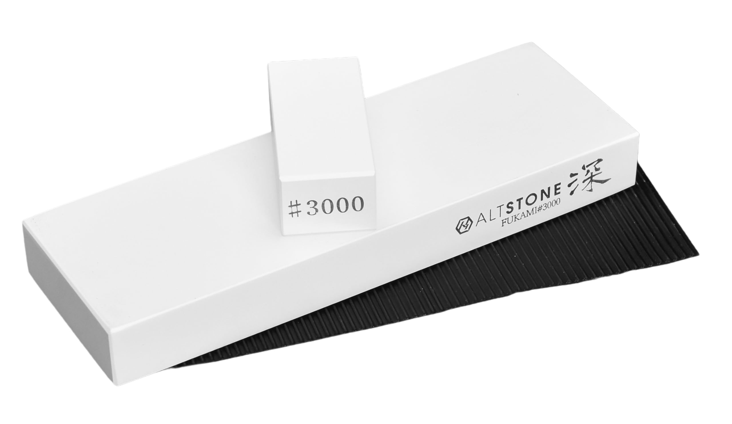 ALTSTONE Finishing Compact Size Ceramic Sharpening Stone Stone with For Kitchen Knives Made in Japan  FUKAMI  [Smooth Sharpening] #3000 [Nagura