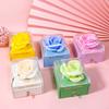 Single Layer Jewelry Box For Soap Flowers Rings Earrings Pendants Necklaces Elegant Storage Organizer Perfect For Gifting And Home Decor