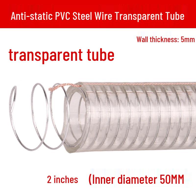 RSRDDY Steel Wire Braided Transparent Oil Discharge Hose