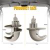 2X Coat Hook Hanger Fit For 2003 2004 2005 Dodge Ram 1500 2500 3500 5HT25TL2AD