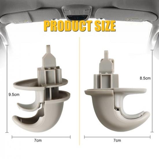 2X Coat Hook Hanger Fit For 2003 2004 2005 Dodge Ram 1500 2500 3500 5HT25TL2AD