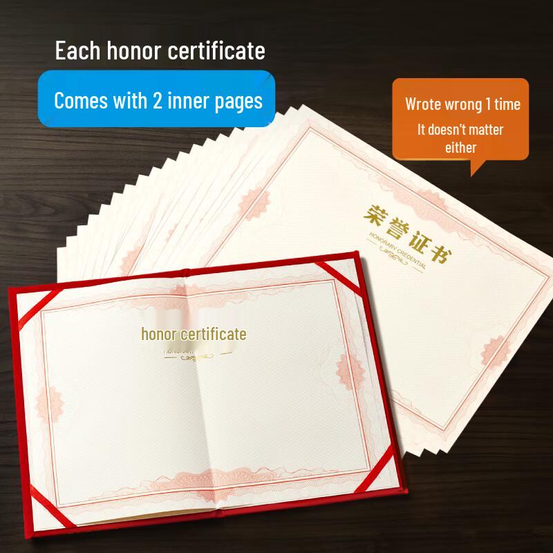 DSB Peony Velvet Award Certificate Holder