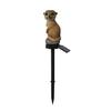 Solar Resin Lights Ground Mounted Fox Mongoose Lamp Decorative Outdoor Garden Courtyard Lights Garden Roadside LED Night Lamp