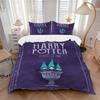 3pcs Harry Potter Bedding Set, Soft Polyester Duvet Cover and Pillowcases Machine Washable Seasons All Suitable138