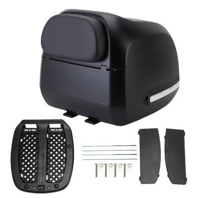 Maleta Trasera Universal para Motocicleta 35L Vintage Impermeable Caja Superior Trasera para Motocicleta para Eléctrica